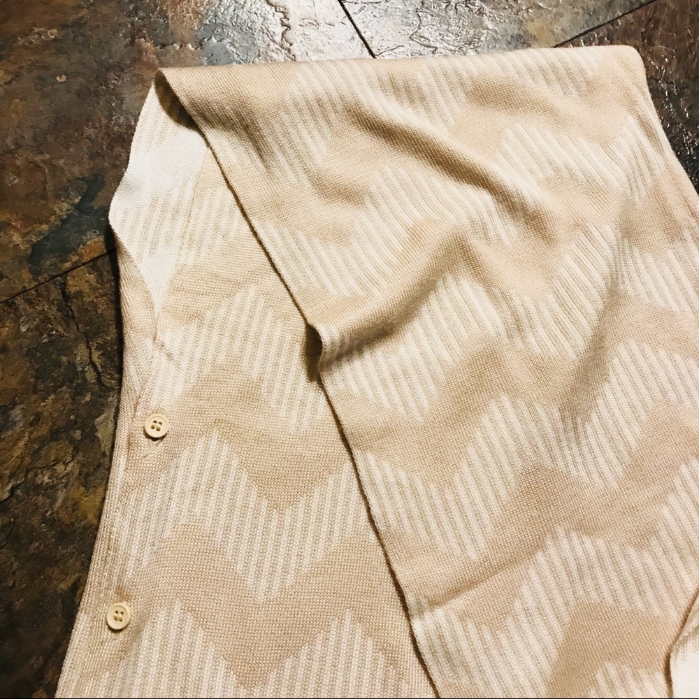 Papillon 6 Way Scarf in Chino Chevron Bamboo Rayon